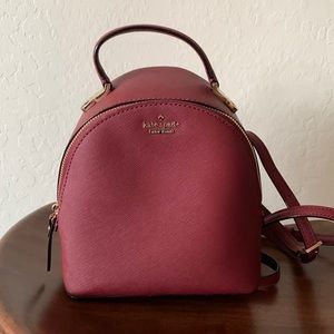Kate spade leather mini backpack